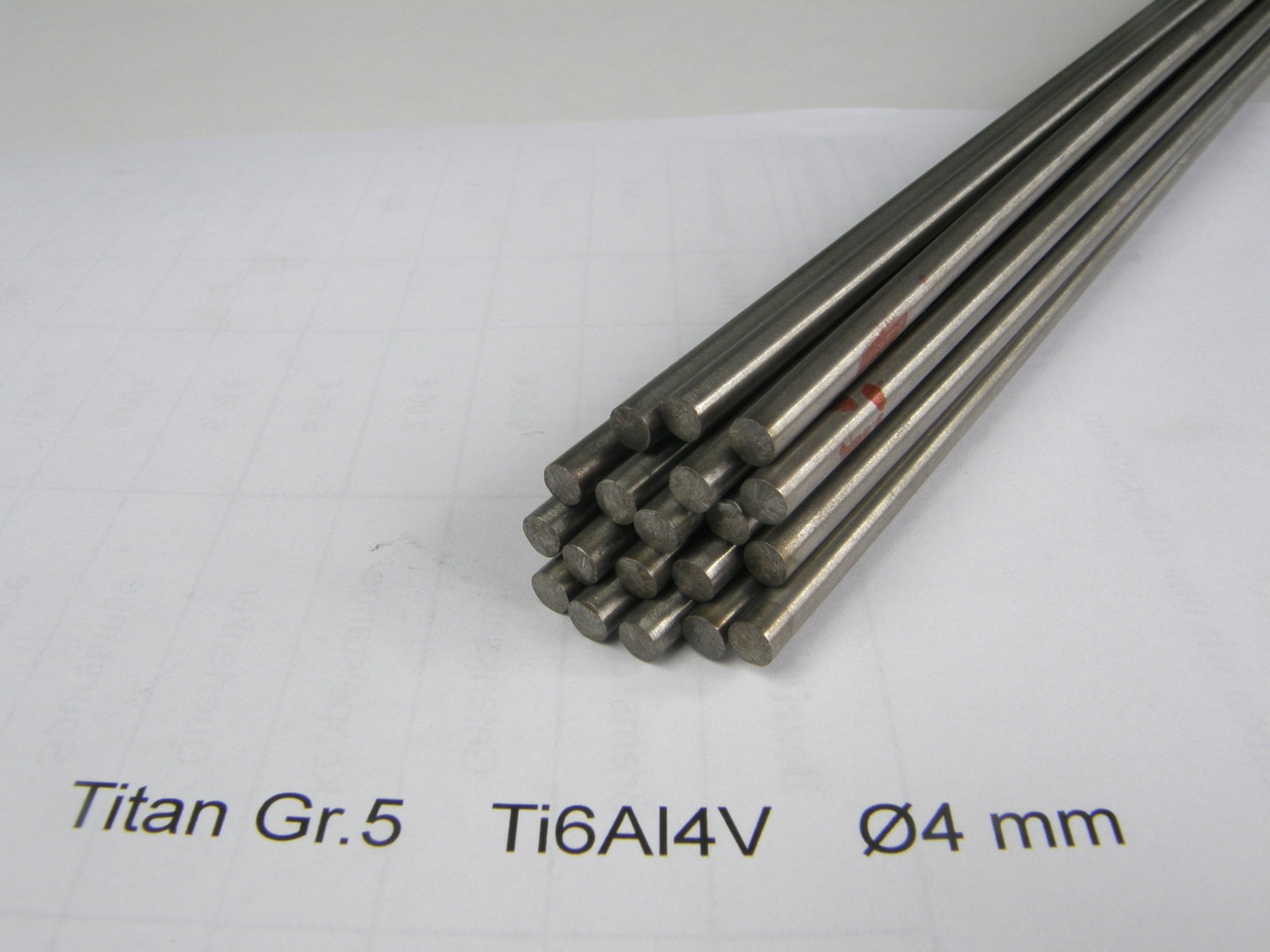 Titan Titan Rundmaterial Dia 120 x  8 mm  Titanstab Grade 5   ASTM